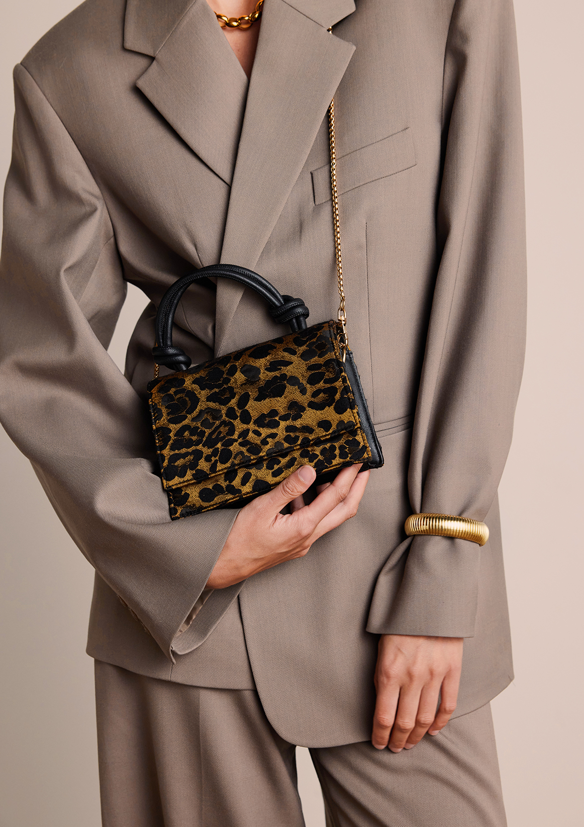 Leopard handtas