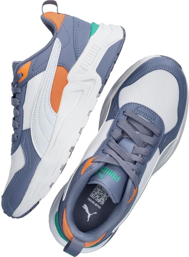 PUMA Trinity 2 LT Jr Unisex Sneakers White-Silver Mist-Gray Sky