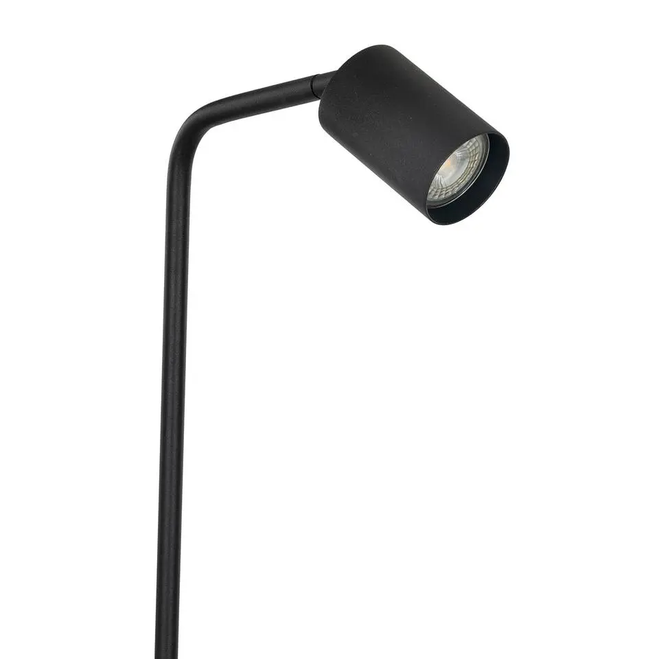 EGLO Rigomagno Vloerlamp - GU10 - H 151 cm - Staal - Zwart