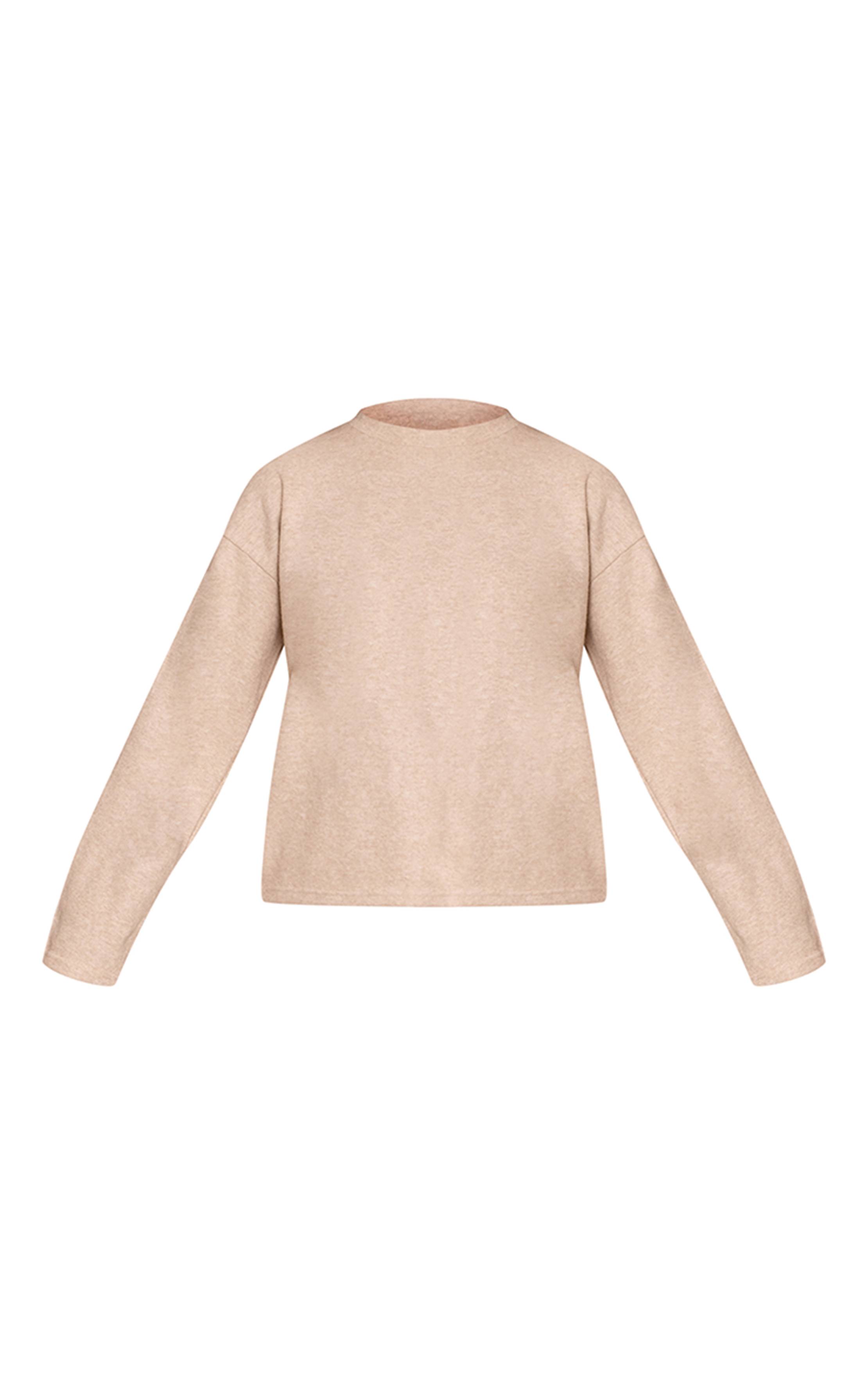 Moka Sweatshirt Côtelé Doux