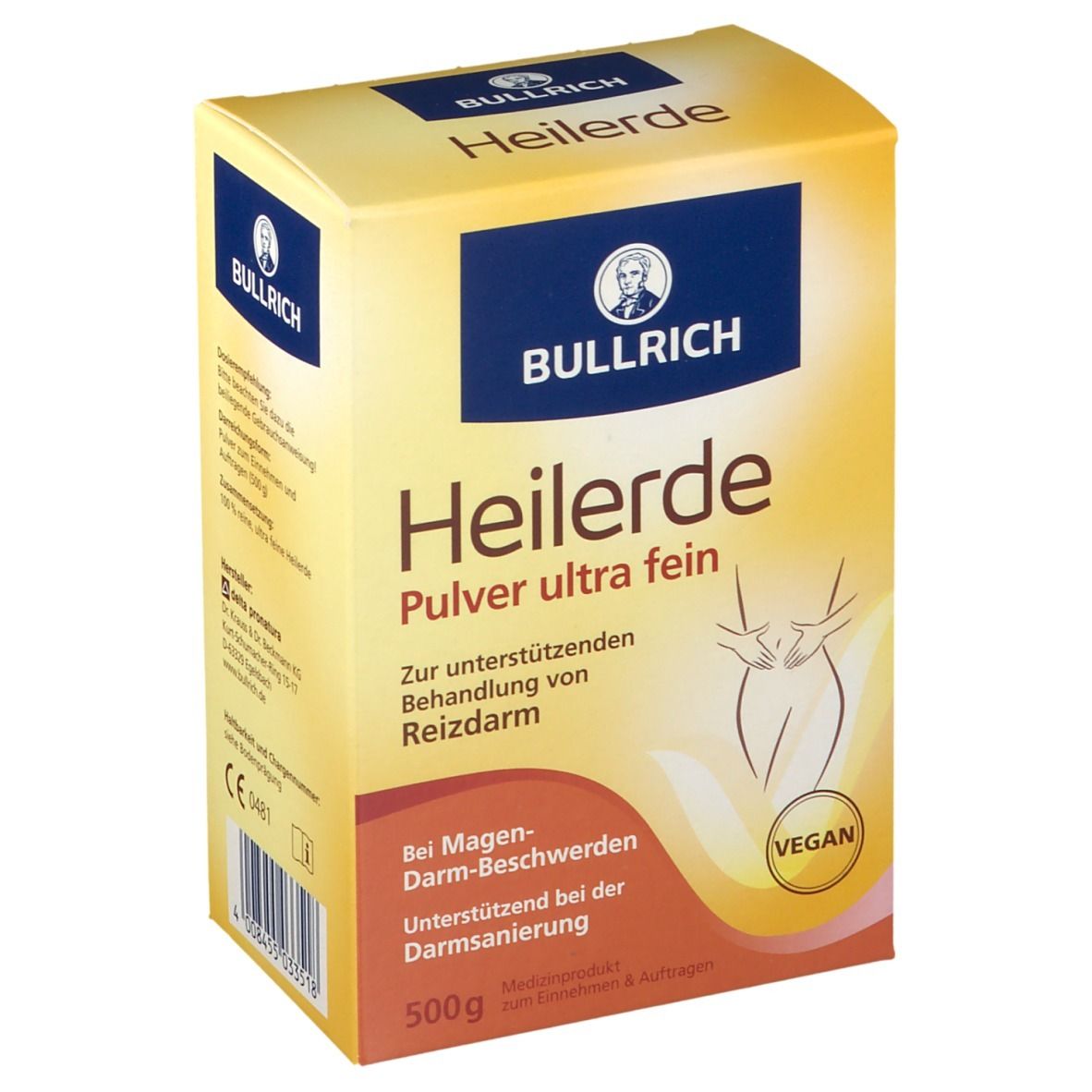 Bullrich Heilerde Pulver ultra fein