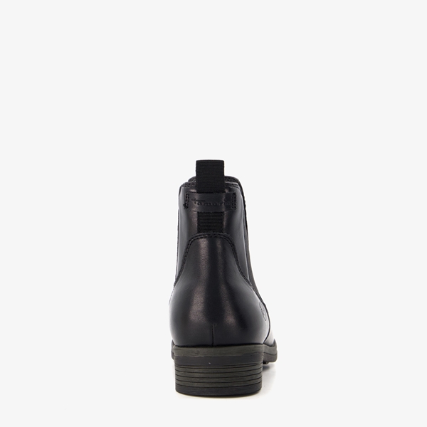 Tamaris dames lage Chelsea boots zwart