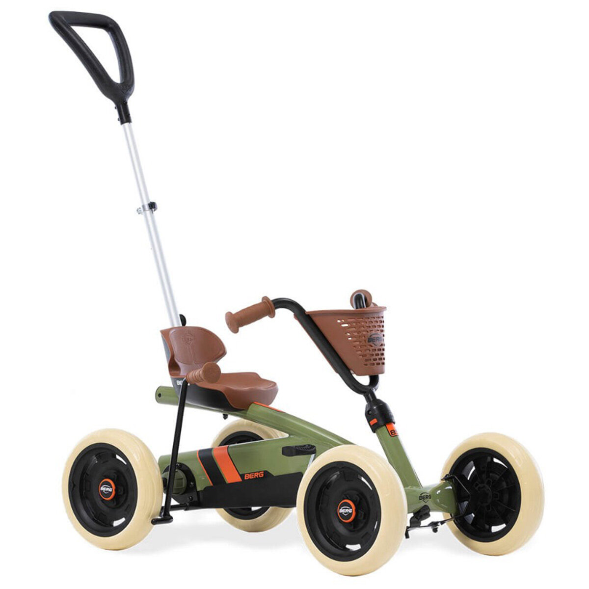 Bergtoys Berg Pedal Gokart Buzzy Retro 2-in-1 - Green