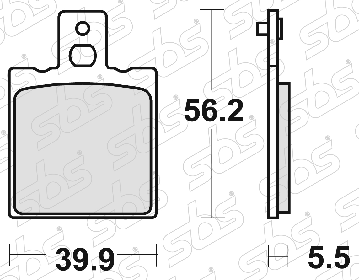 SBS - Plaquettes de frein 131 HF
