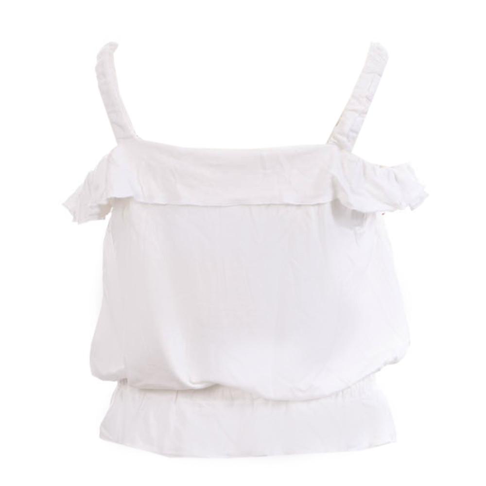Guess T-shirt Blanc Fille Guess DEK