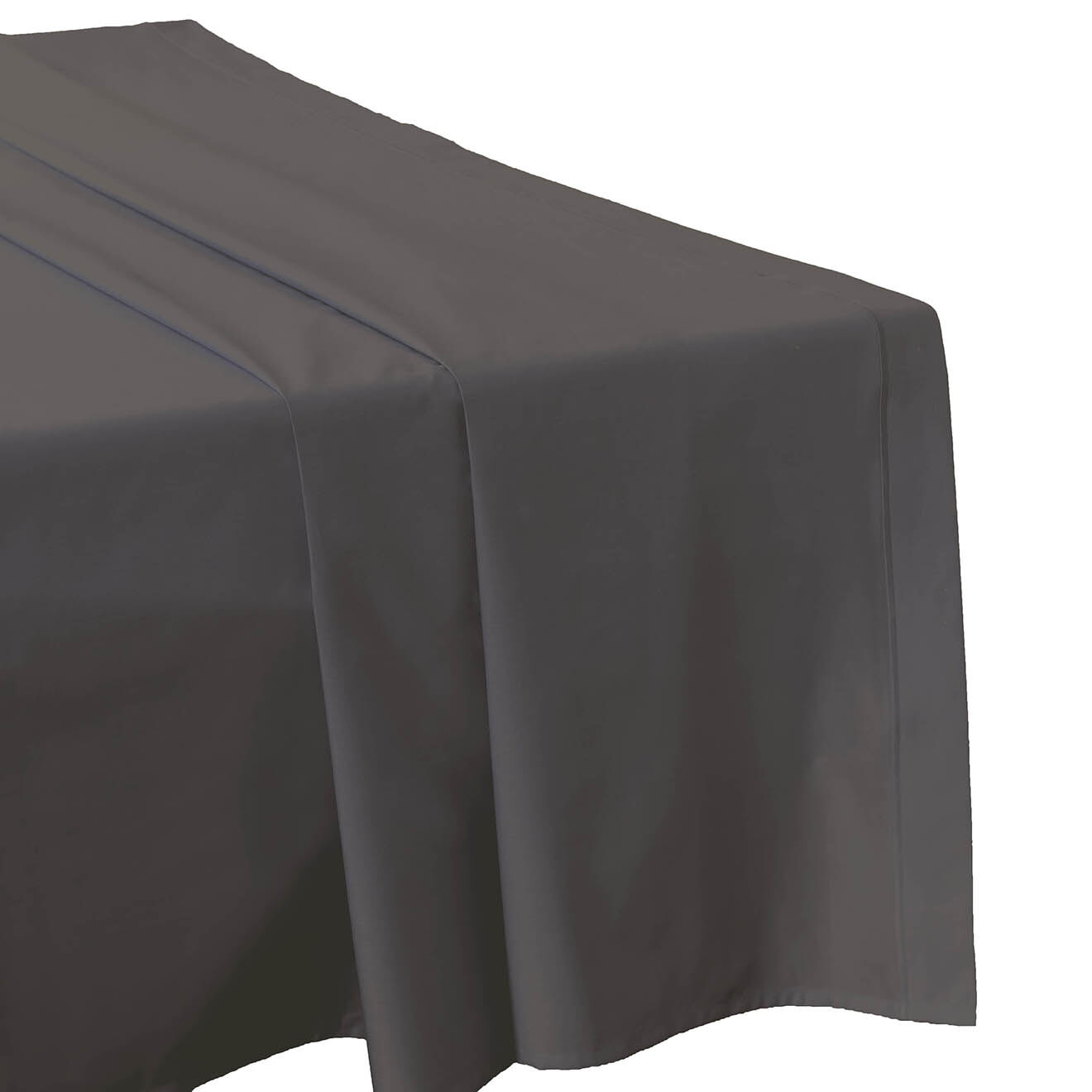 United by PDC Drap plat 100% Percale de Coton taupe