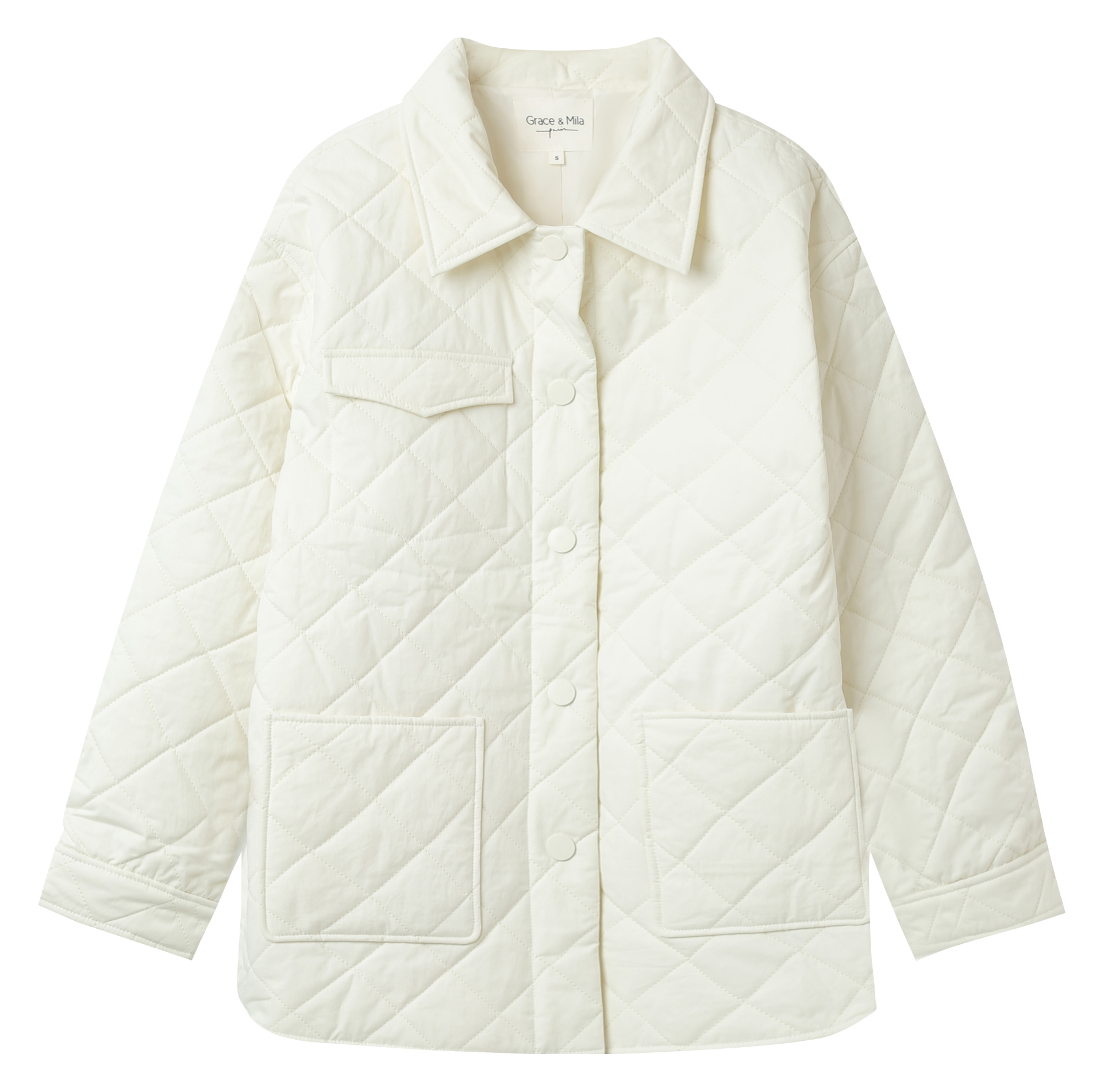 HARLEY - Veste matelassée en coton | Beige