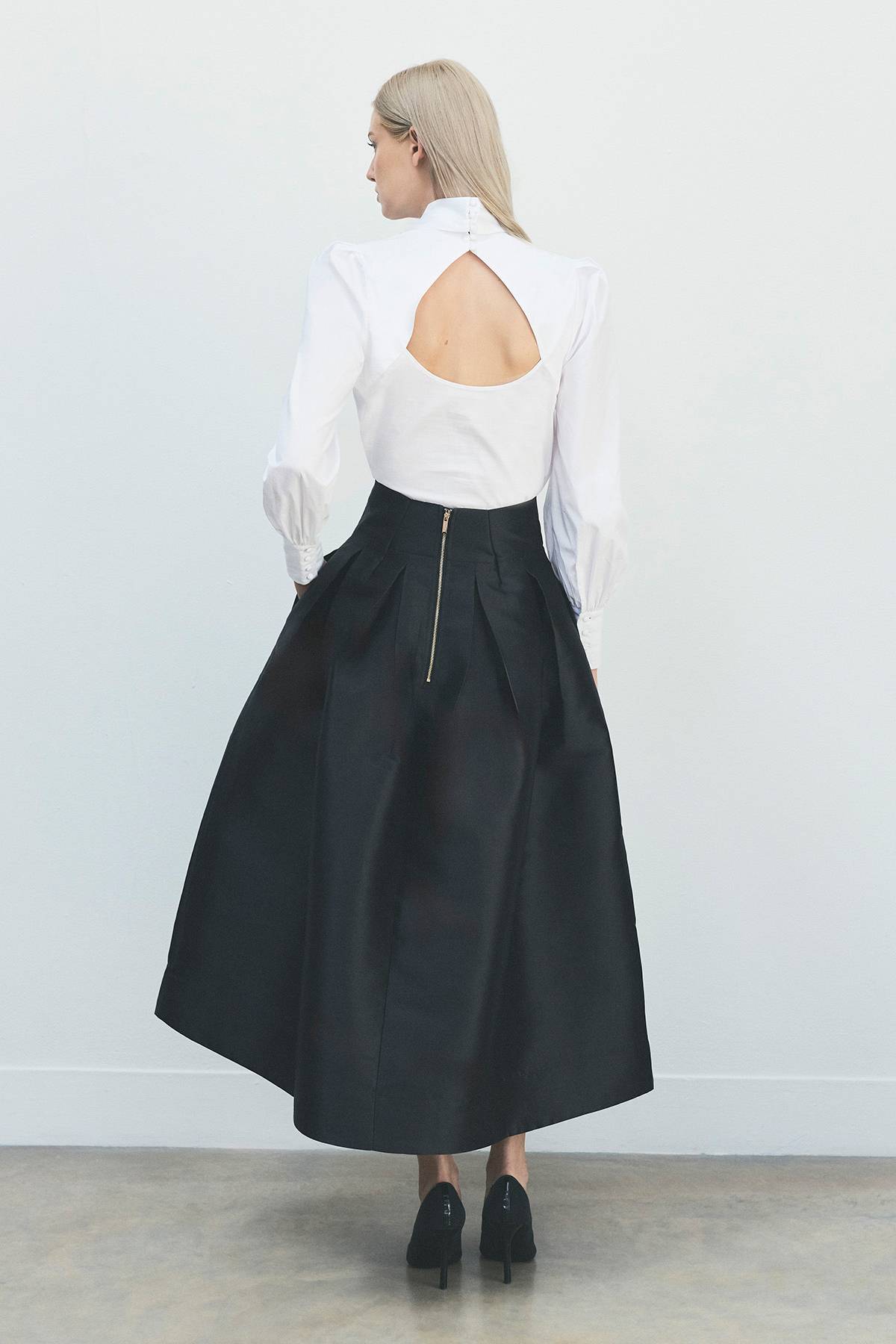 KarenMillen Jupe Maxi de Bal en Sergé Petite