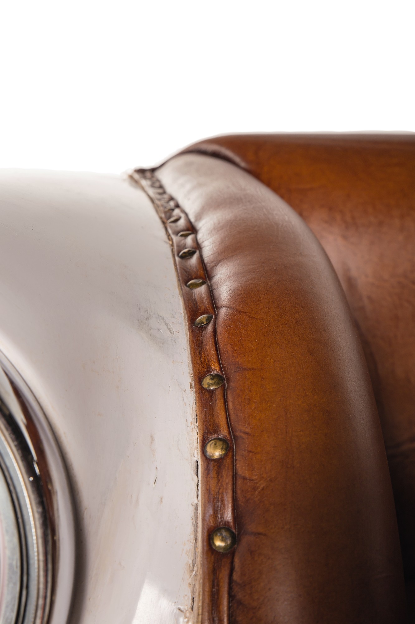 Sofa 'Ambassador Classic', Front, 2-Sitzer, weiß, L 70 cm, B 158 cm, H 83 cm von fischer's lagerhaus