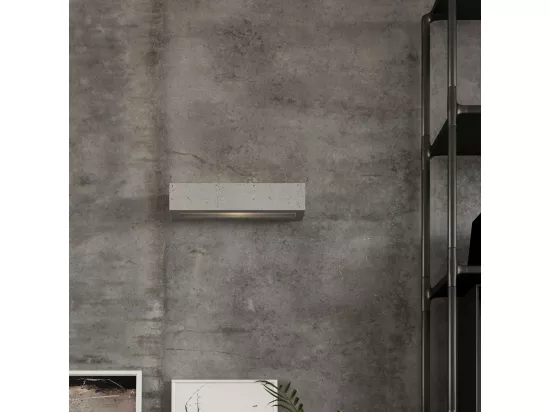 Sollux Lighting Vega Applique murale Up & Down gris béton, 50 cm