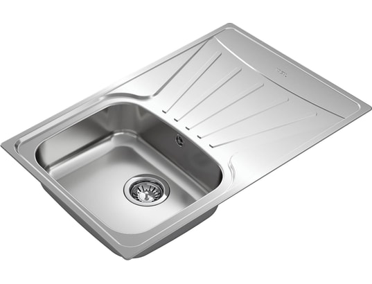 TEKA - Evier à encastrer Starbright 45, 79 cm, Inox, finition polie