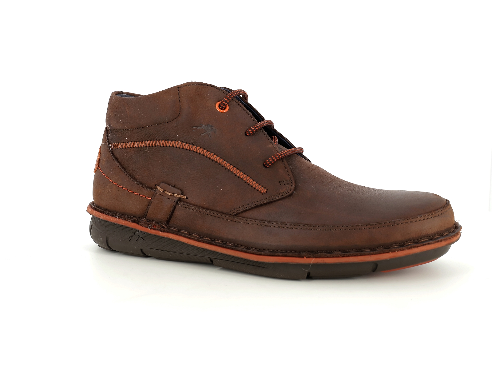 Fluchos-F1028 Cuir gras Marron Foncé