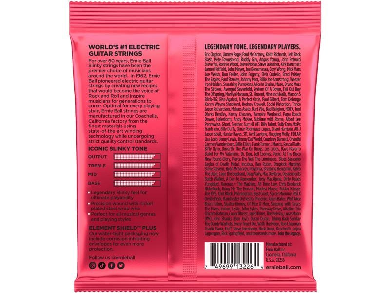 Ernie Ball Gitarrensaiten 3226 Burly Slinky – 11-52, 3er Pa Multipack-Saitensatz für E-Gitarre