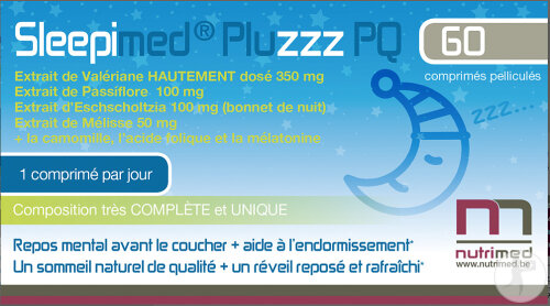 Sleepimed Pluzzz PQ Pour Un Sommeil Naturel Et De Qualité 60 Comprimés Pelliculés