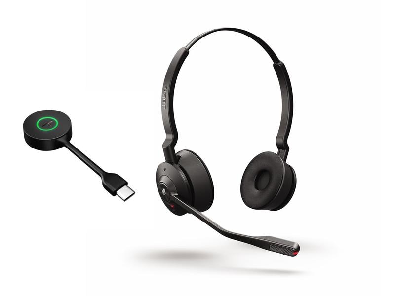 Jabra Headset Engage 55 MS Duo USB-C Professionell klingende Anrufe. Ganz gleich, wo Sie arbeiten