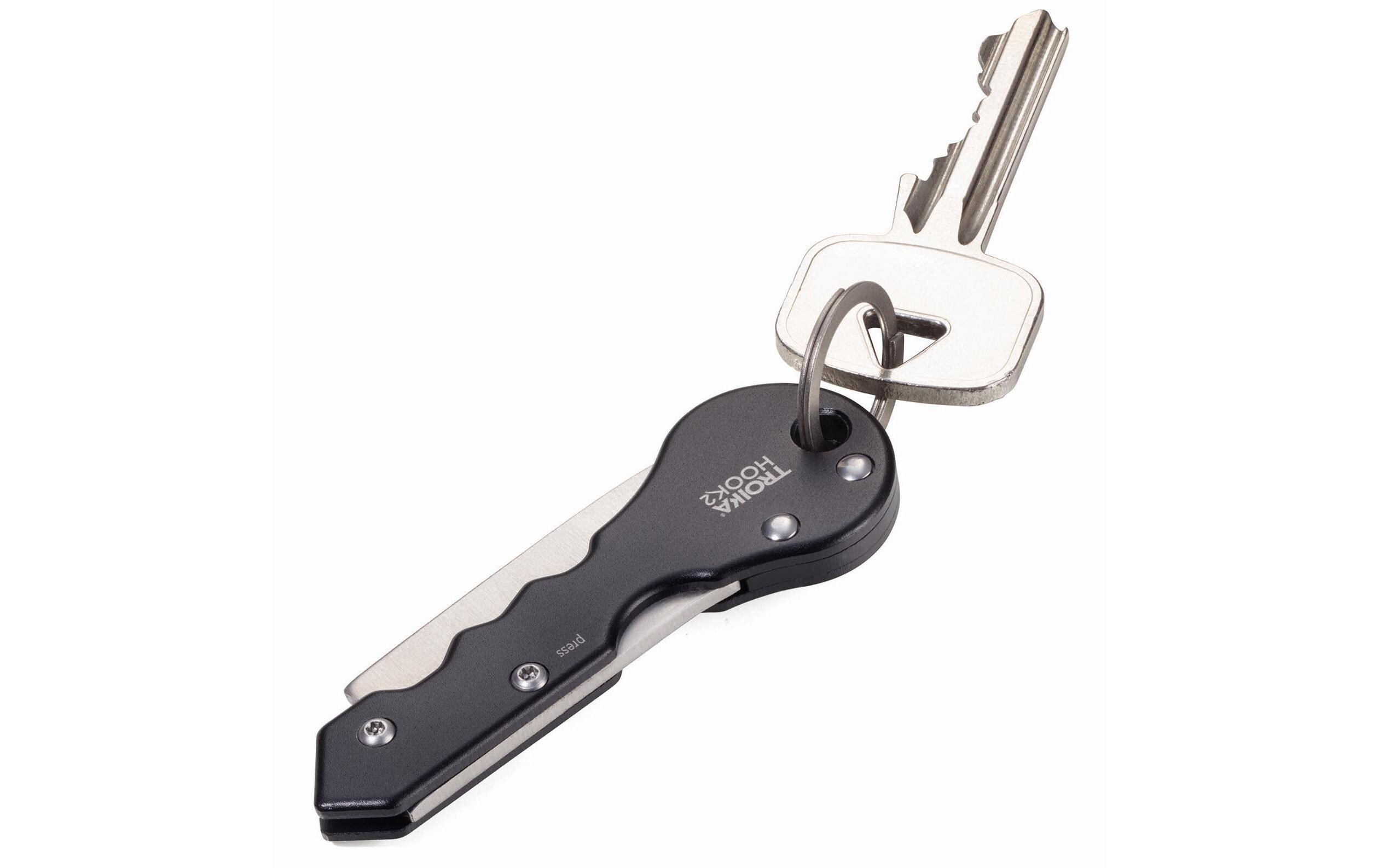 Schlüsselanhänger Hook 2Schlüsselanhänger mit Paketmesser