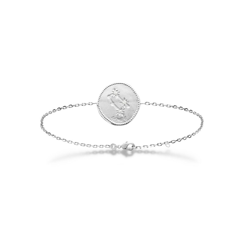 Bracelet Femme - Argent 925 - Oxyde de zirconium - Longueur : 18 cm
