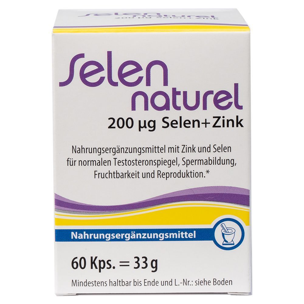 Selen naturel 200 µg + Zink
