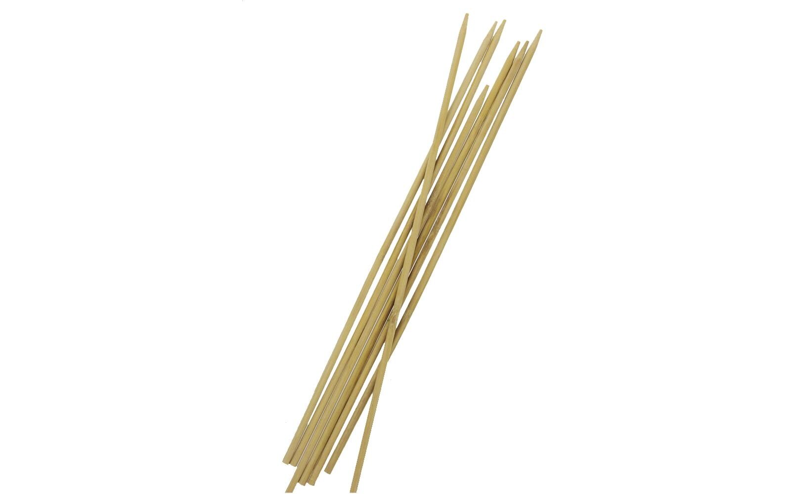 Modellierwerkzeug Holzstab 5 mm x 35 cm, 10 StückRührstäbe