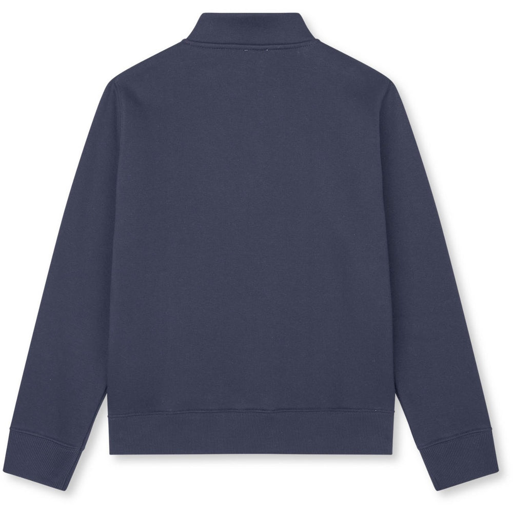 Køb Mads Nørgaard Sky Captain Mix Sweat Crewie Half Zip Sweatshirt
