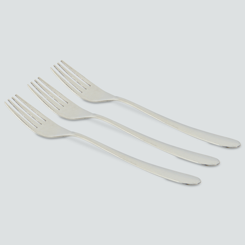 Lot de 3 fourchettes de table 'Coslo' en inox