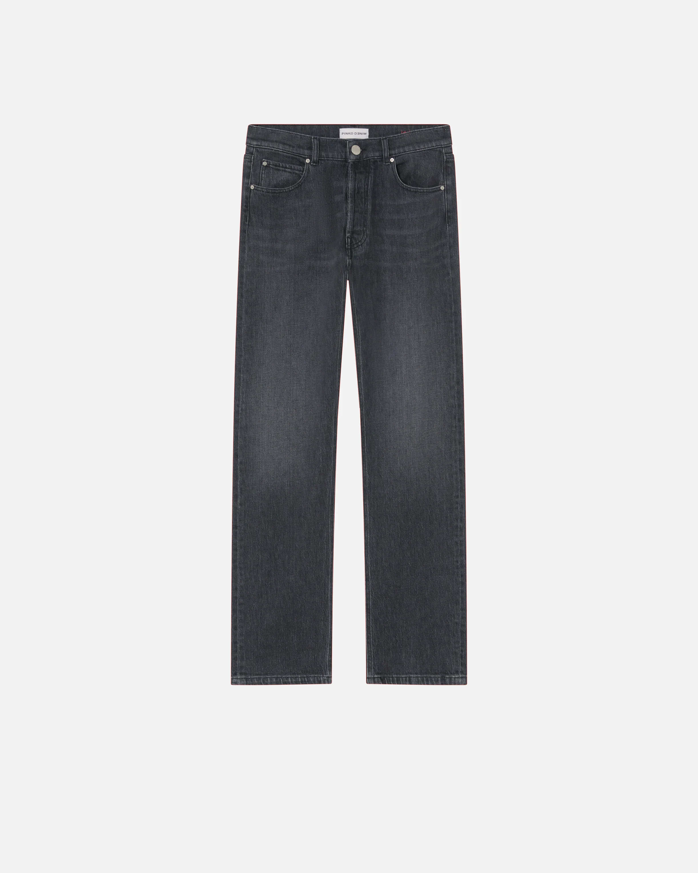 Jean droit gris foncé | Gris