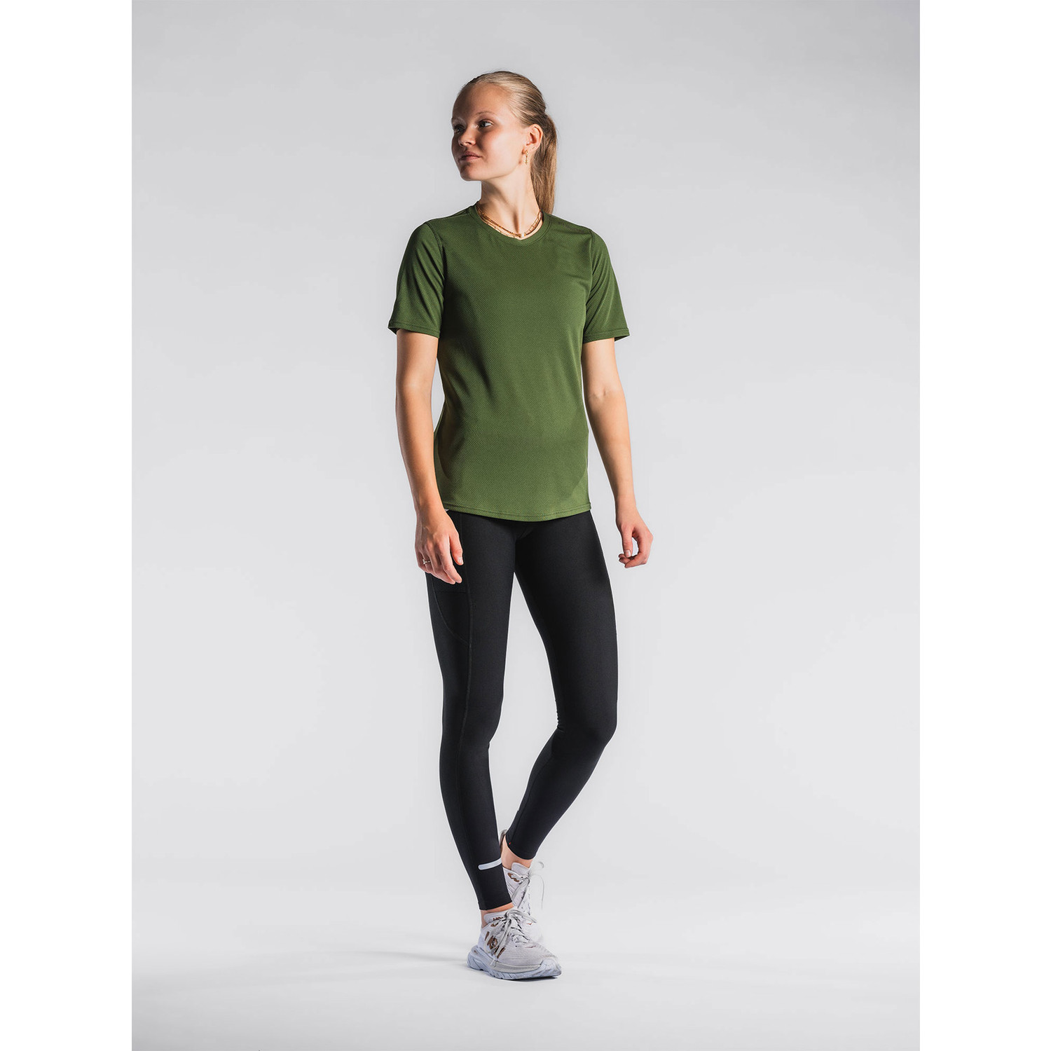 Fusion Run Shirt Korte Legging Set Dames