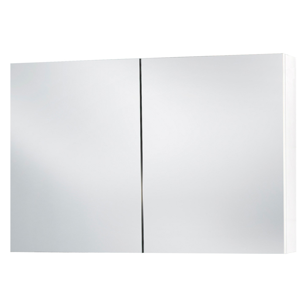Differnz Somero spiegelkast 100cm hoogglans wit