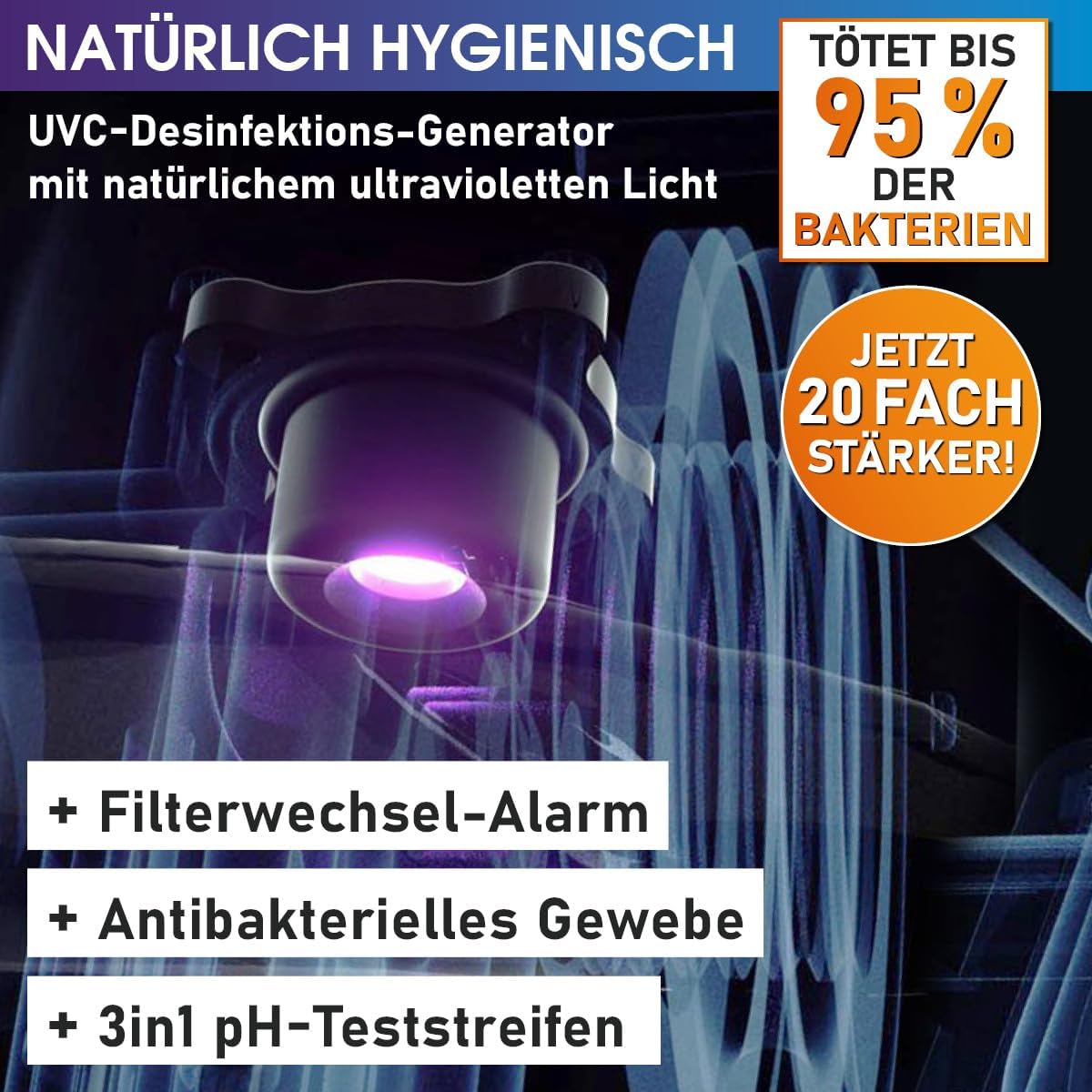 BRAST Whirlpool MSpa Oslo Amber mit Fester Außenwand | LED-Beleuchtung in 20 Farben für 6 Personen | 160x160x65cm | 120 Massagedüsen | Ganzjähriger Einsatz Winterfest | In & Outdoor Pool
