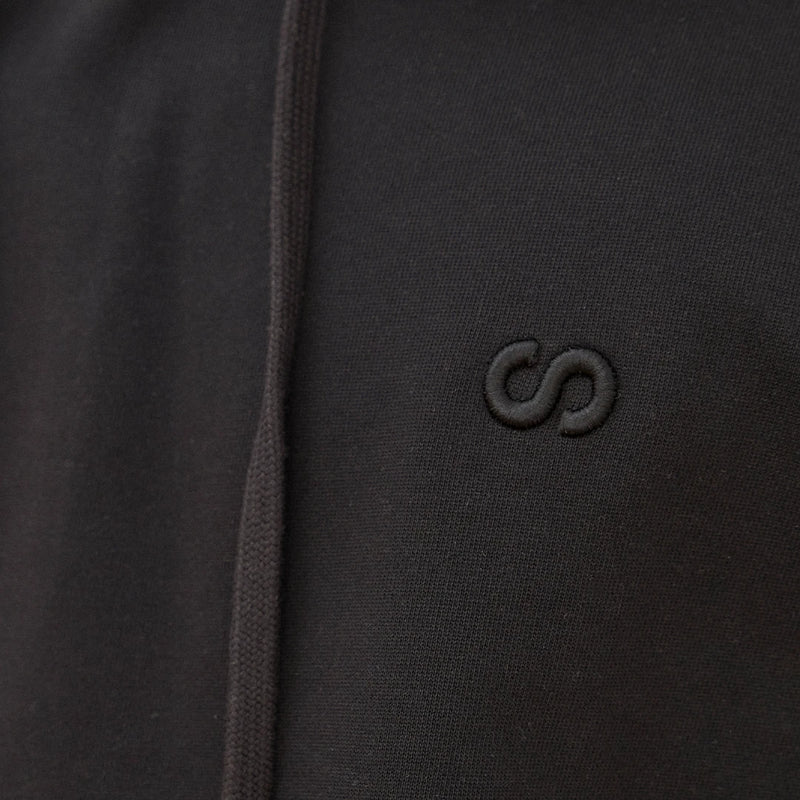 Hoodie Herren aus Bio-Baumwolle Schwarz