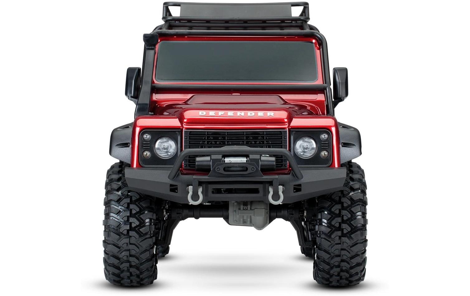 Scale Crawler Land Rover Defender D110, Rot ARTR, 1:10<br>Off-Road Model im Massstab 1:10