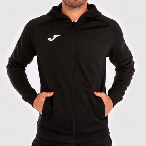 Chaqueta Con Capucha Joma Menfis Negro