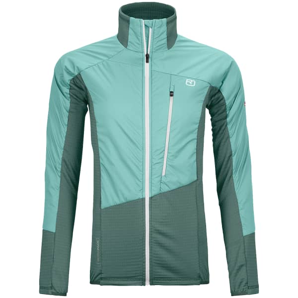 Veste polaire ski rando ORTOVOX WESTALPEN SWISSWOOL HYBRID JKT W DARK ARCTIC GREY