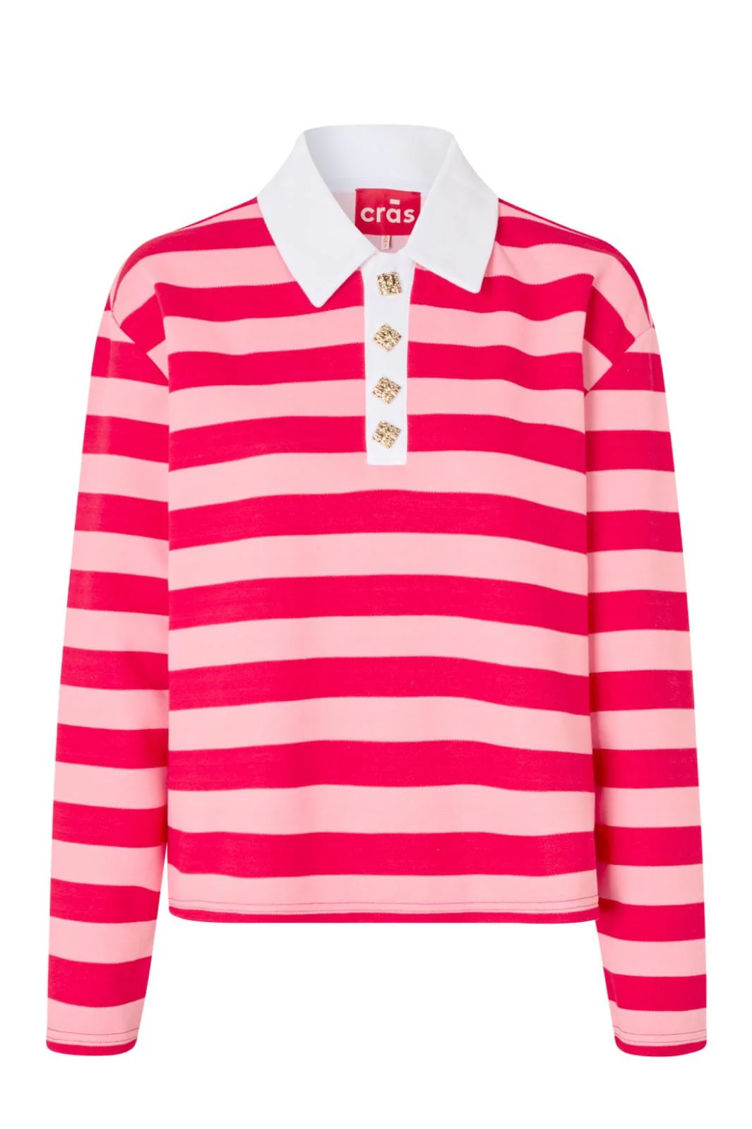 Cras Bea Blouse 4018 4018 pink red stripe