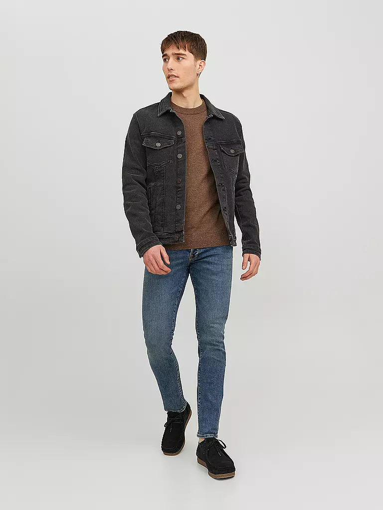JACK & JONES Jeans Slim Fit JJIGLENN JJFOX blau