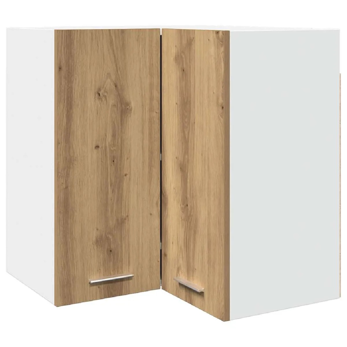 vidaXL Armoire Angle Suspendue Chêne Artisanal