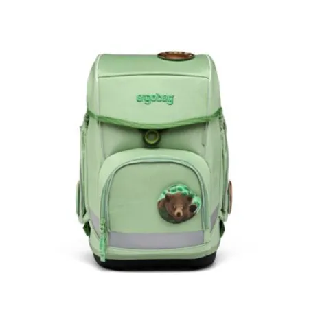 ergobag CUBO Schulrucksack-Set Waldbärbewohner ECO HERO, 5-teilig
