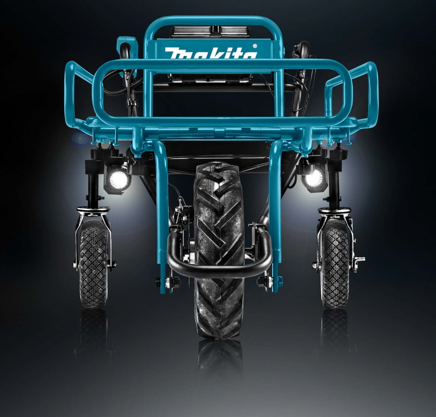 Makita DCU180ZX1 18V Li-Ion accu Kruiwagen met rek zonder tilbelasting - 130kg