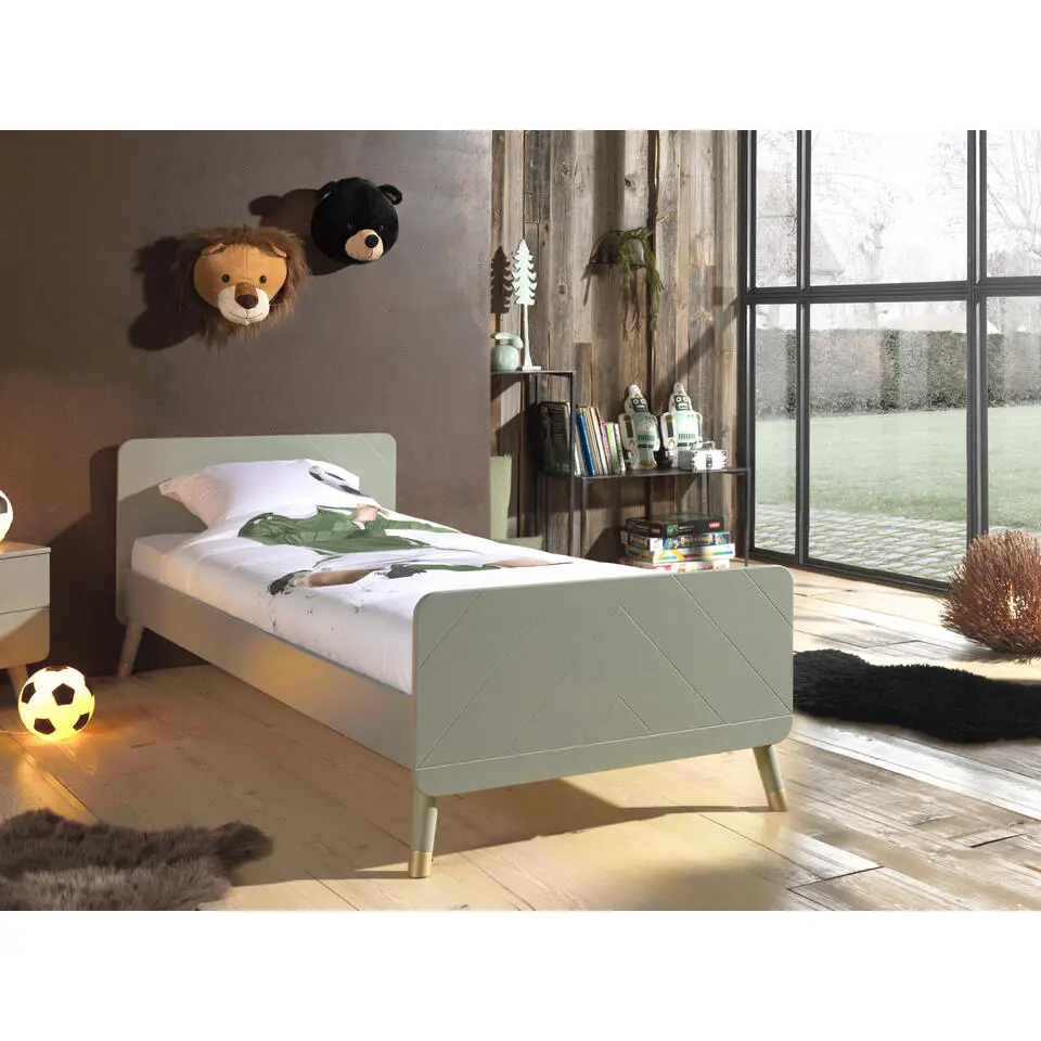 Bed Billy 90x200 - olijfgroen