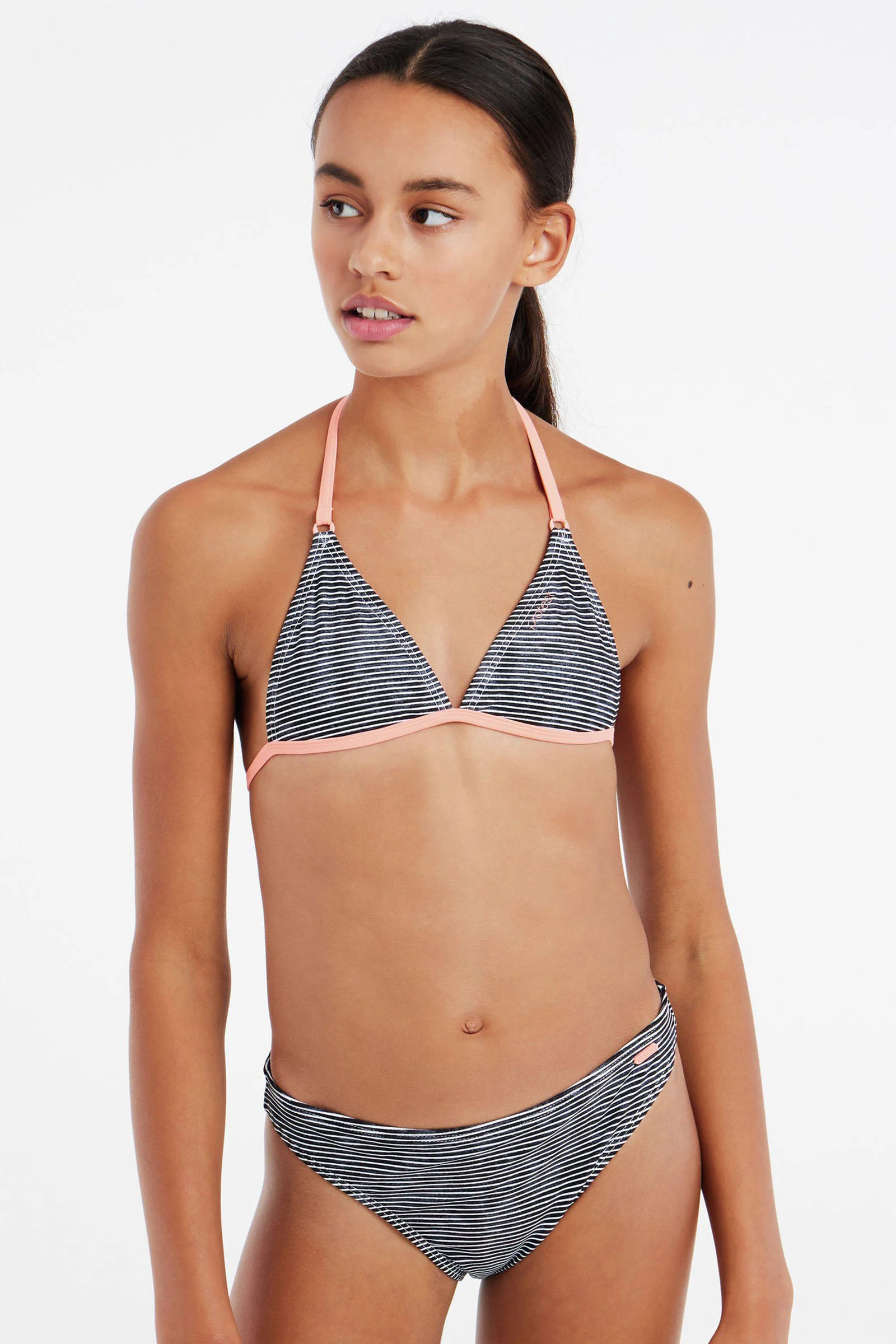 Protest triangelbikini PRTNIKLE JR roze/groen