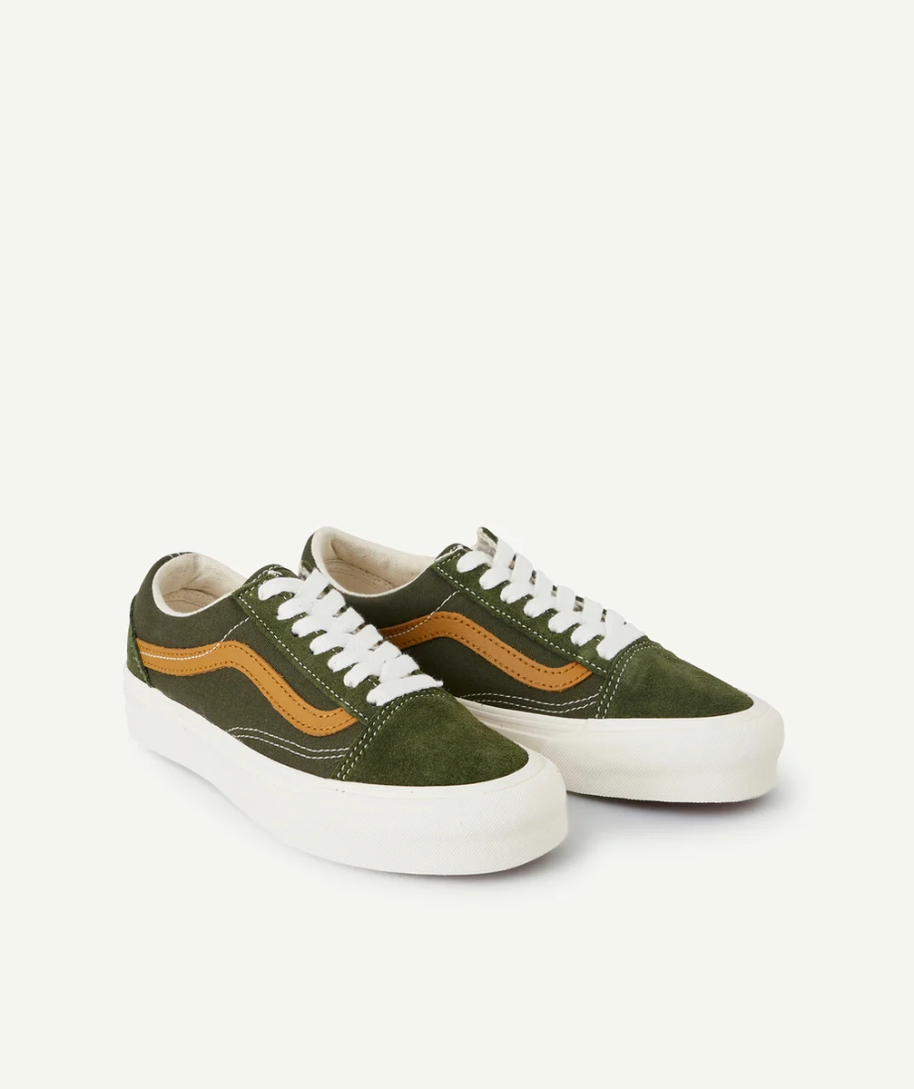 VANSBASKETS OLD SKOOL VR3 KAKI ET MARRON