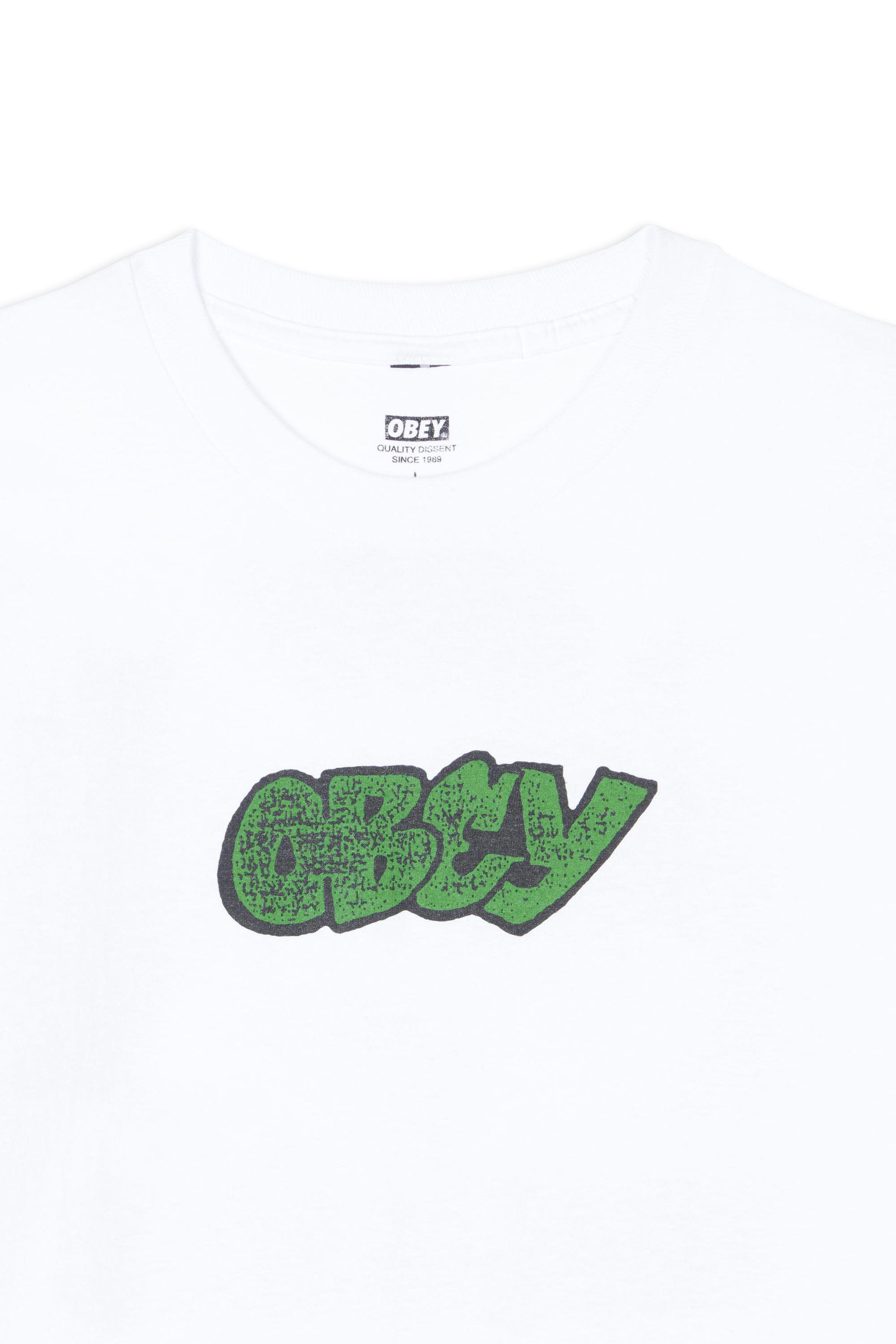 OBEY T-shirt CITY WATCH DOG Blanc