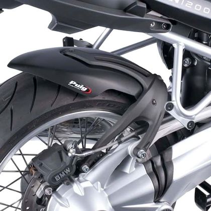 Garde boue Puig avec support aluminium - Noir