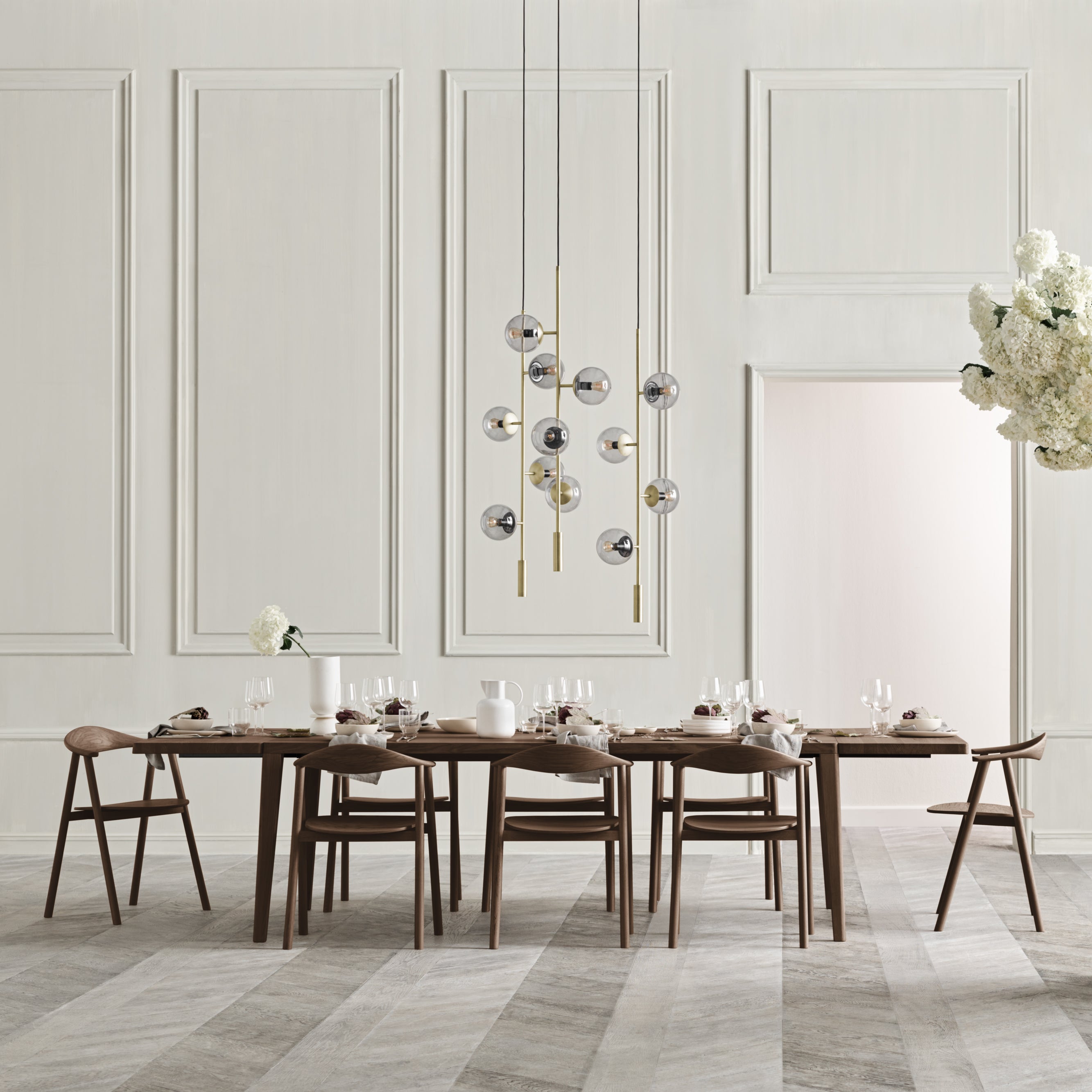 Bolia Graceful Eettafel - B 220 cm - Donker Geolied Eiken