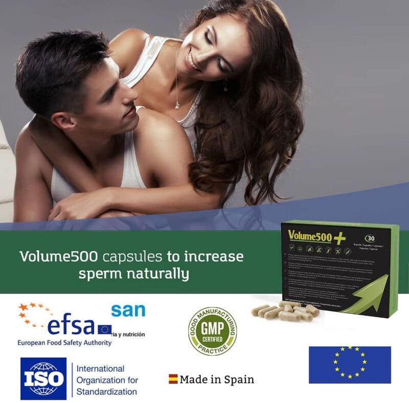 500Cosmetics Volume 500 - Stimulerend Middel - Beter en Meer Sperma - 30tabl.