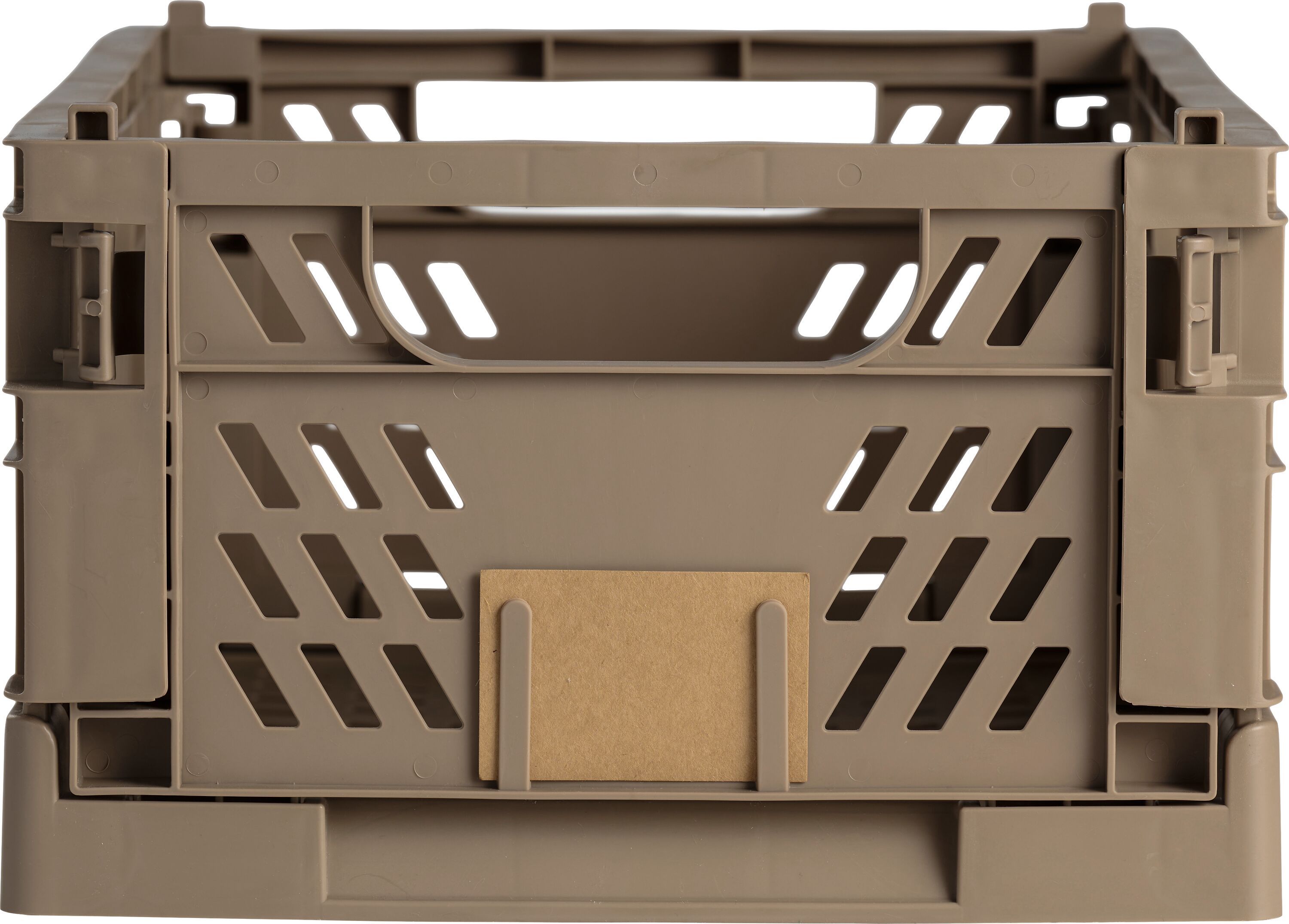 FELIX Klappbox wallnuss 50x33x20 cm - Braun / B: 50.0 cm x T: 33.0 cm x H: 20.0 cm