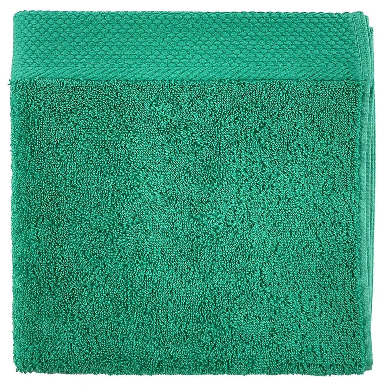Soft by Perle de Coton Serviette de toilette jade - 50x100 cm
