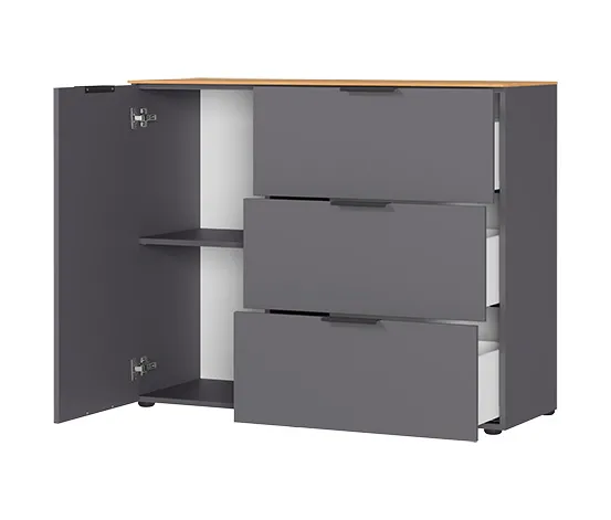 Sideboard »CALIFORNIA«, graphit, klein