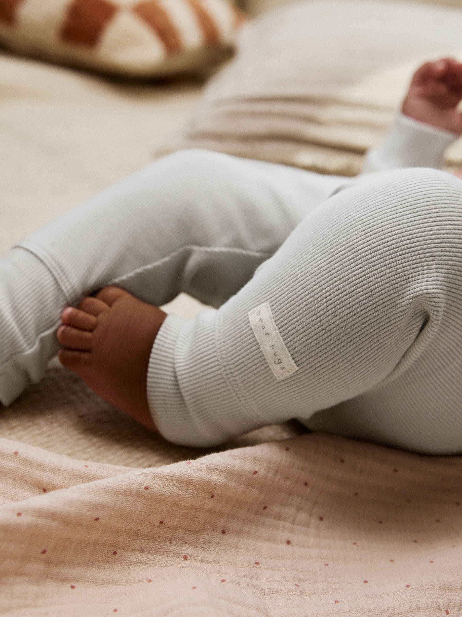 Grijze beer - Set met sweatshirt en legging voor baby's (0mnd-2jr)