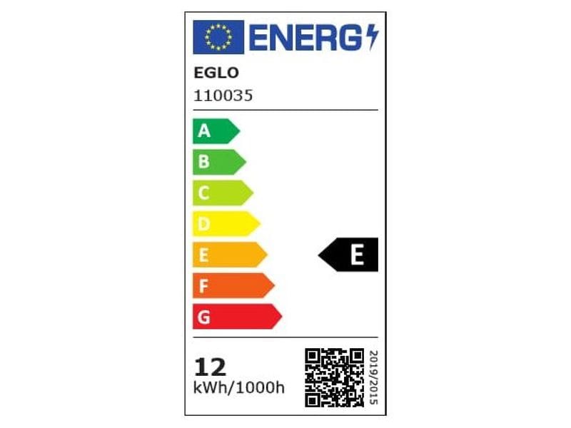 EGLO Leuchten Lampe 12 W E27 Warmweiss LED-Leuchtmittel mit weissem Glas